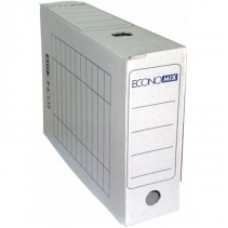 Коробка архівна 10см картон білий Е32704-14