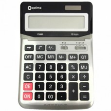 Калькулятор настільний Optima 12 розрядів 230х165х45мм O75501
