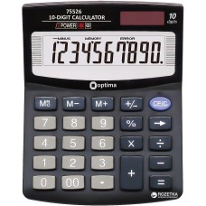 Калькулятор  ОPTIMA 10 розряд. 125*100*27мм О75526