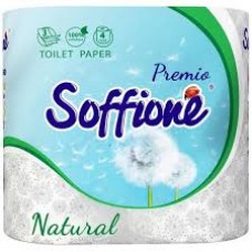 Туалетний папір Soffione/Диво Premio Natural, Еліт, 3-шар 4шт	