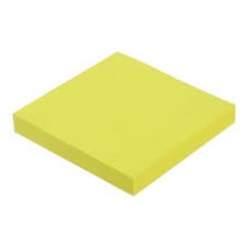 Блок для нотаток 76х76мм 100арк STIC"N 21007 жовтий	