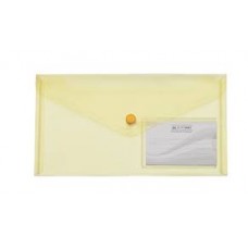 Папка-конверт на кнопці, DL (240*130мм) TRAVEL BM3938 асорті