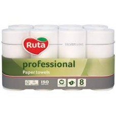Рушнички паперові RUTA Fesco proffesional 8 рул/упак, 2 шари	