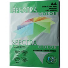 Папір А4 кольоровий SPEKTRA 80 г/м² 100 арк. зелений 230 інтенсив	