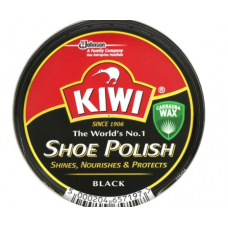 Крем для взуття в банці чорний 50мл KIWI		