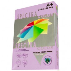 Папір А4 кольоровий 80 г/м2  SPEKTRA 500 арк фіолетовий 185 пастель в асортименті