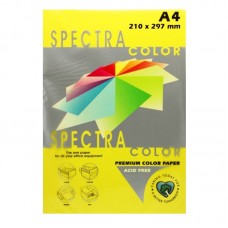 Папір А4 кольоровий SPEKTRA 80 г/м² 500 арк. лимон 210 інтенсив