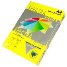Папір А4 кольоровий SPEKTRA 80 г/м² 500 арк. жовтий 363 неон