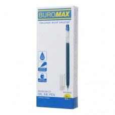 Ручка гелева, Buromax, Maxima, синя (ВМ.8336-01)