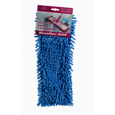 Запаска для швабри мікрофібра(нижня частина) шиньйон 1000 пальців синя