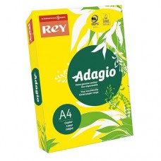 Папір кольоровий A4, Rey Adagio, жовтий, 80г/м², 500 аркушів