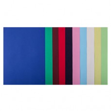 Набір паперу кольорового A4, Dark+Pastel, 80 г/м², 50 аркушів, 10 кольорів, BUROMAX BM.27211150-99