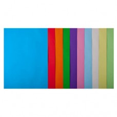 Набір паперу кольорового A4, Pastel+Intensiv, 80 г/м², 50 аркушів, 10 кольорів, BUROMAX BM.2721650-99