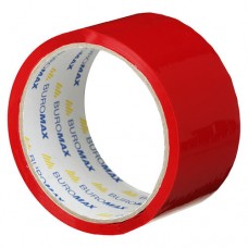 Клейка стрічка, Buromax, 48 мм × 35 м, червона (BM.7007-05)