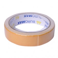 Клейка стрічка, Buromax, 24 мм × 2 м, двостороння, на пінній основі (BM.7514)